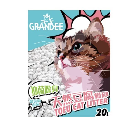 Grandee 豆腐貓砂 爽身粉味 