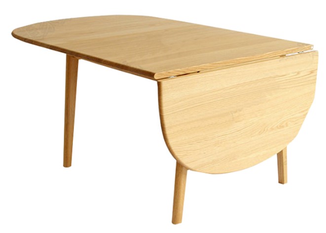 【IKAH】BEA橡木伸縮餐桌