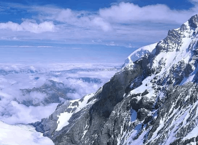 阿爾卑斯雪山